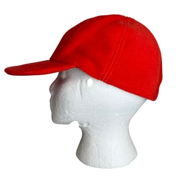 GAP Other - 90s‎ Gap Orange Fleece Strap Back Hat Outdoors Hunting Size M/L